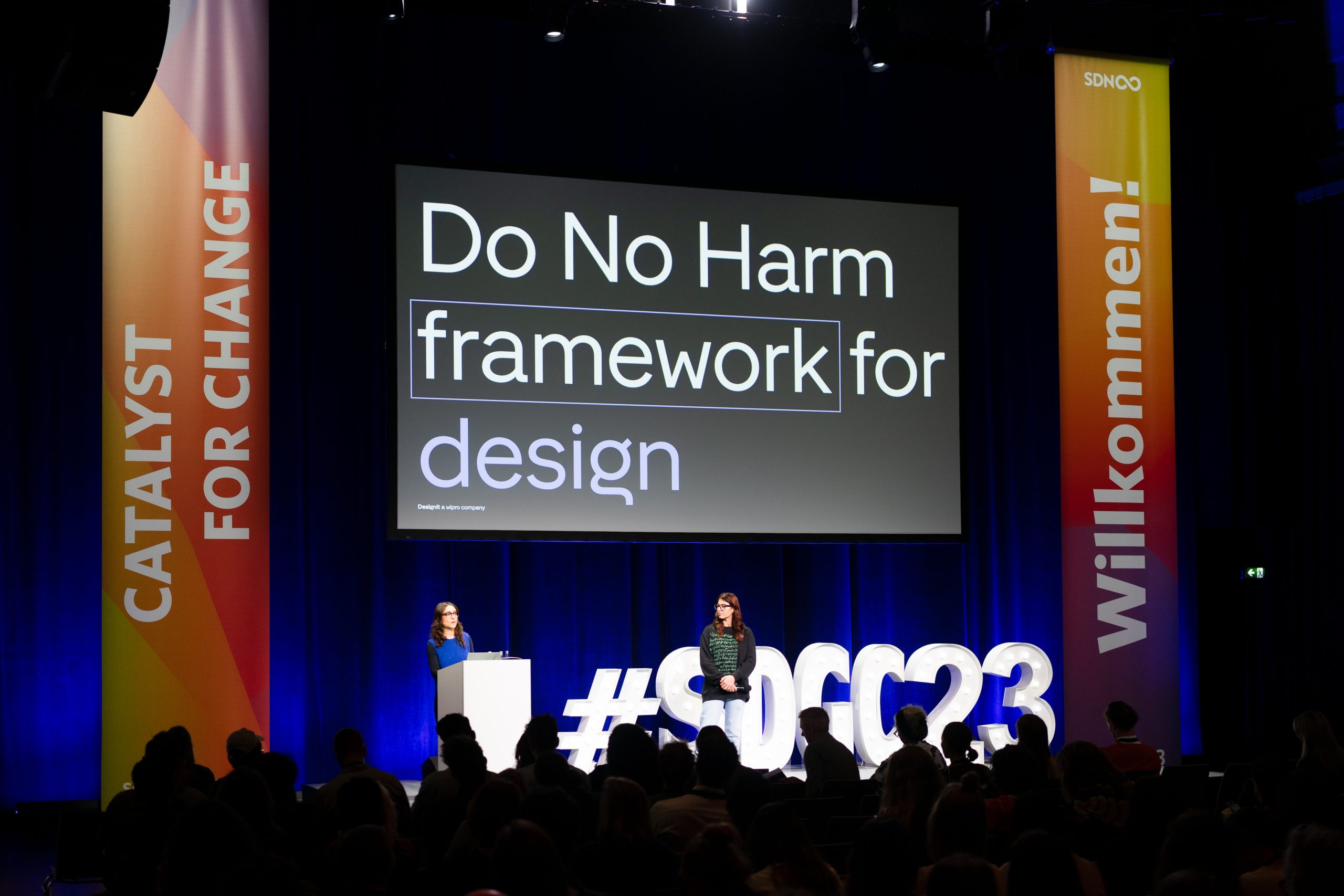Empowering Change & Innovation: Service Design Global Conference 2023 'Do No Harm' framework for design, underscores the responsibility of designers to wield their influence thoughtfully