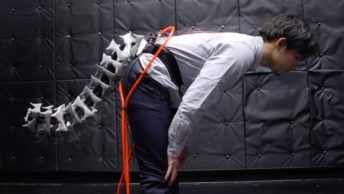 Full Circle: Japan's Wearable Robotic Tail and the Ethics of Augmentation Arque: a robotic tail for human balance