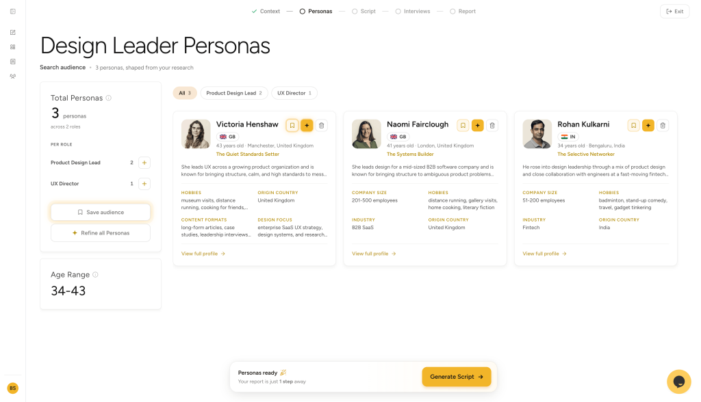 Synthetic Users vs Real Users: What Can AI Research Actually Tell You? Articos Design Leaders Personas DesignWhine