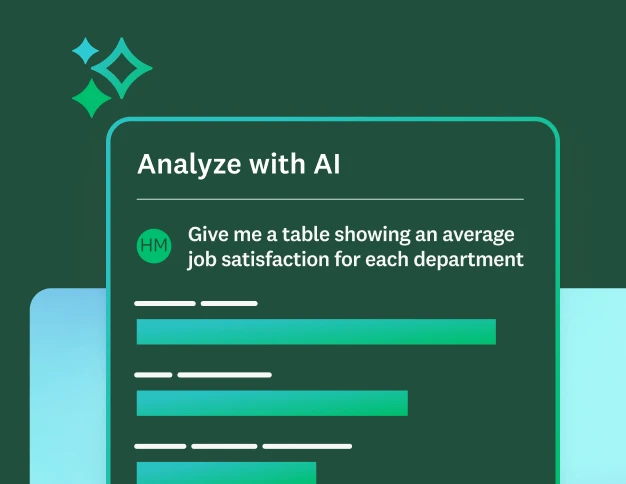 SurveyMonkey Review: Easy by Design, More Ambitious in 2026 SurveyMonkey analysis interface using AI to summarize survey findings and answer questions about response data.