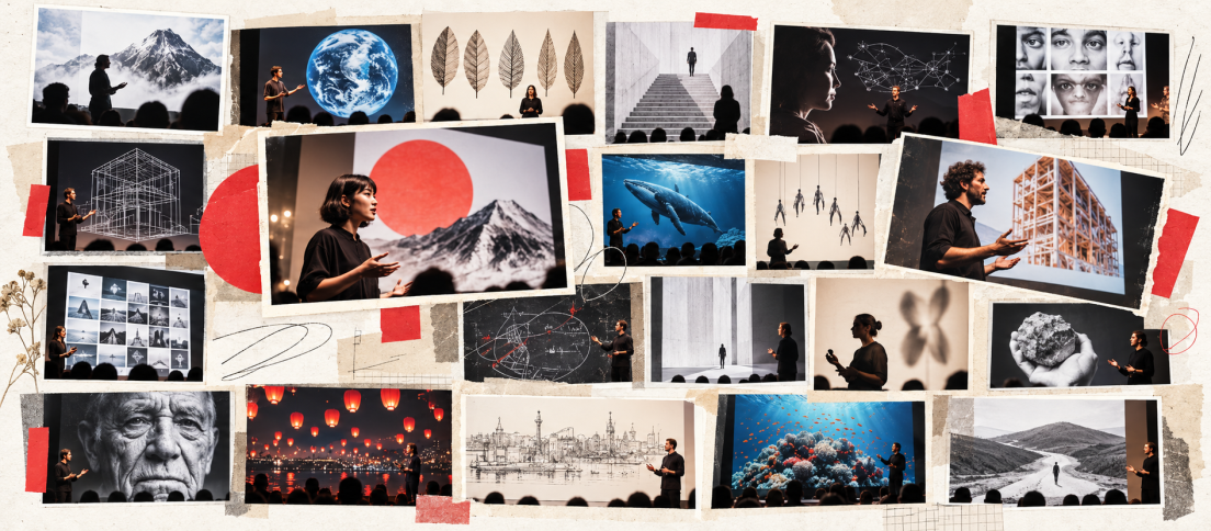 10 Great PechaKucha Presentation Examples and Why They Work Editorial illustration of a 20-slide PechaKucha sequence with several storytelling patterns highlighted.