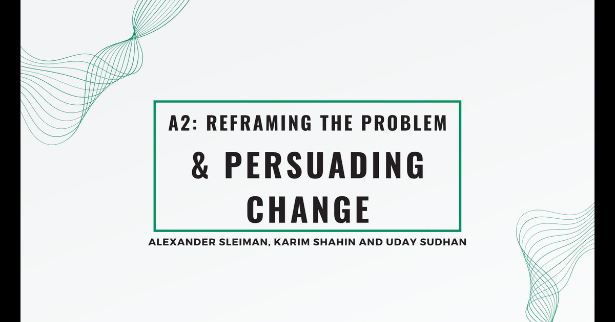 How to Make a PechaKucha Presentation: A Slide-by-Slide 20×20 Template PechaKucha slide titled Reframing the Problem and Persuading Change.
